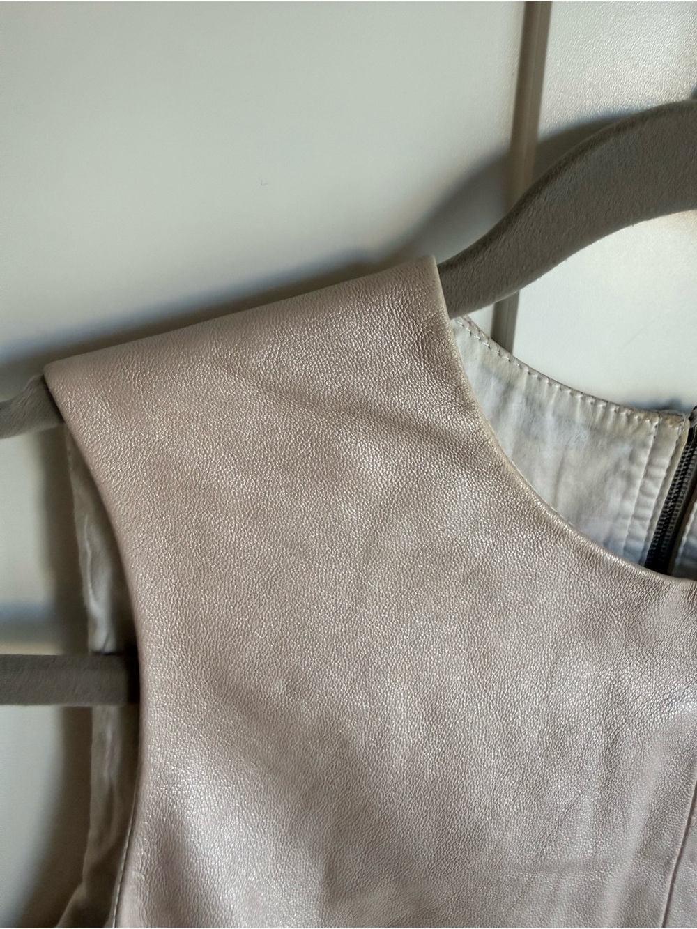 Judith & Charles Lambskin Leather Sleeveless Top | 4 - Picture 8 of 11